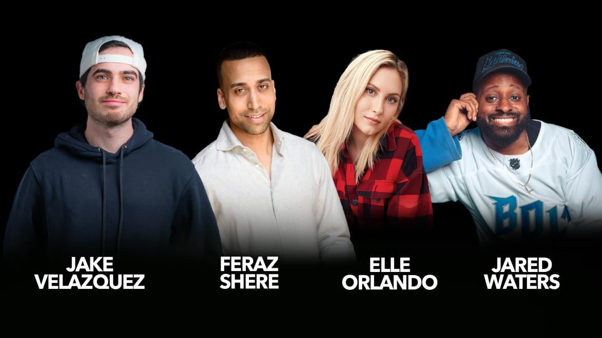 Jared Waters, Elle Orlando, Jake Velazquez, Feraz Shere