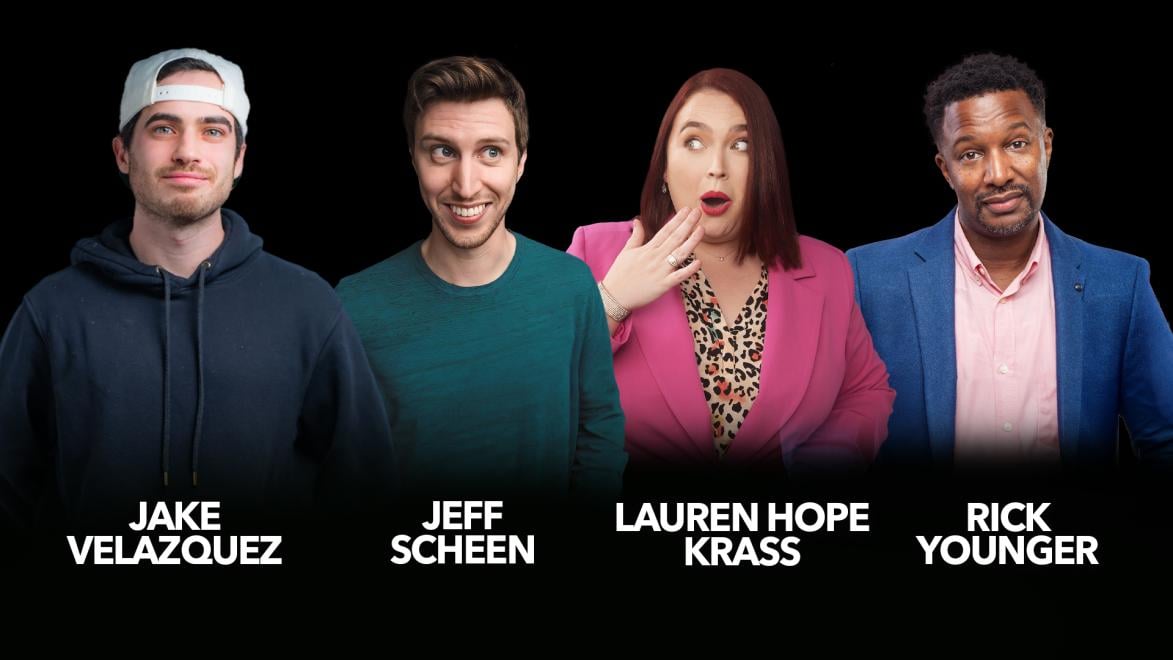 Rick Younger, Jake Velazquez, Jeff Scheen, Lauren Hope Krass