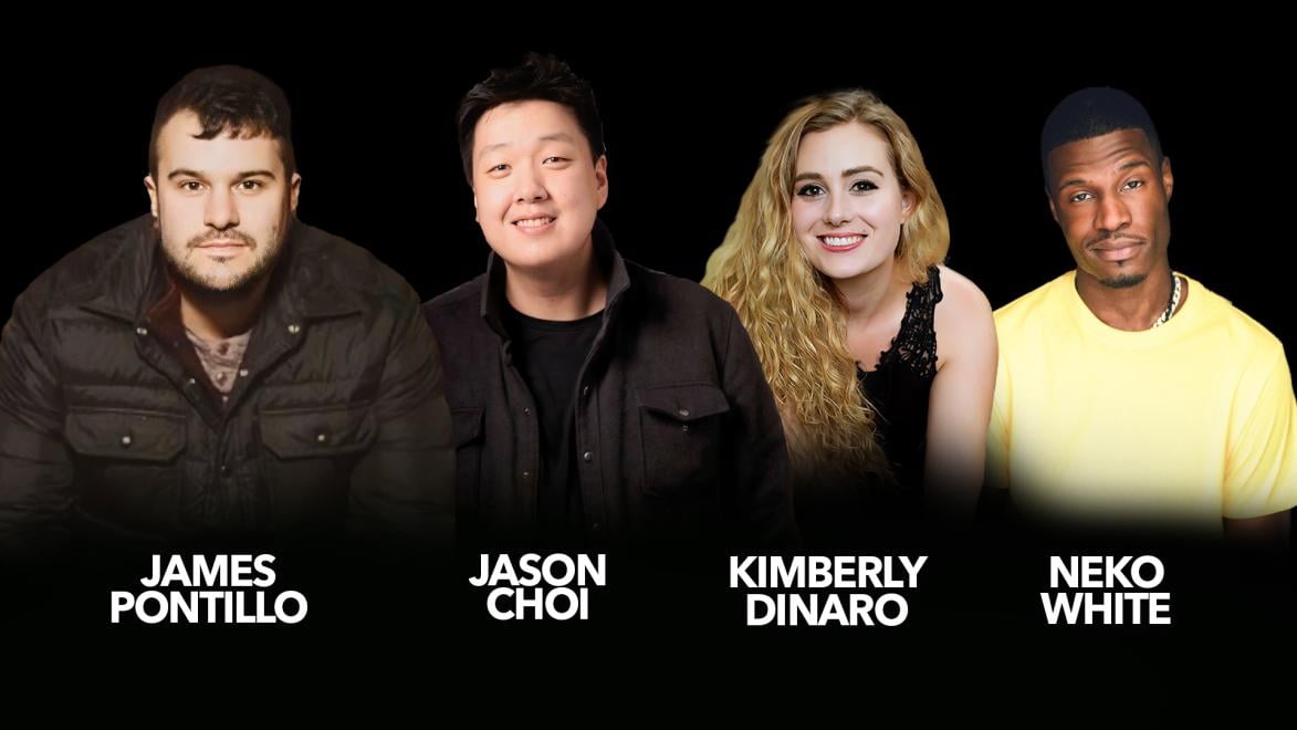 Neko White, Jason Choi, James Pontillo, Kimberly Dinaro