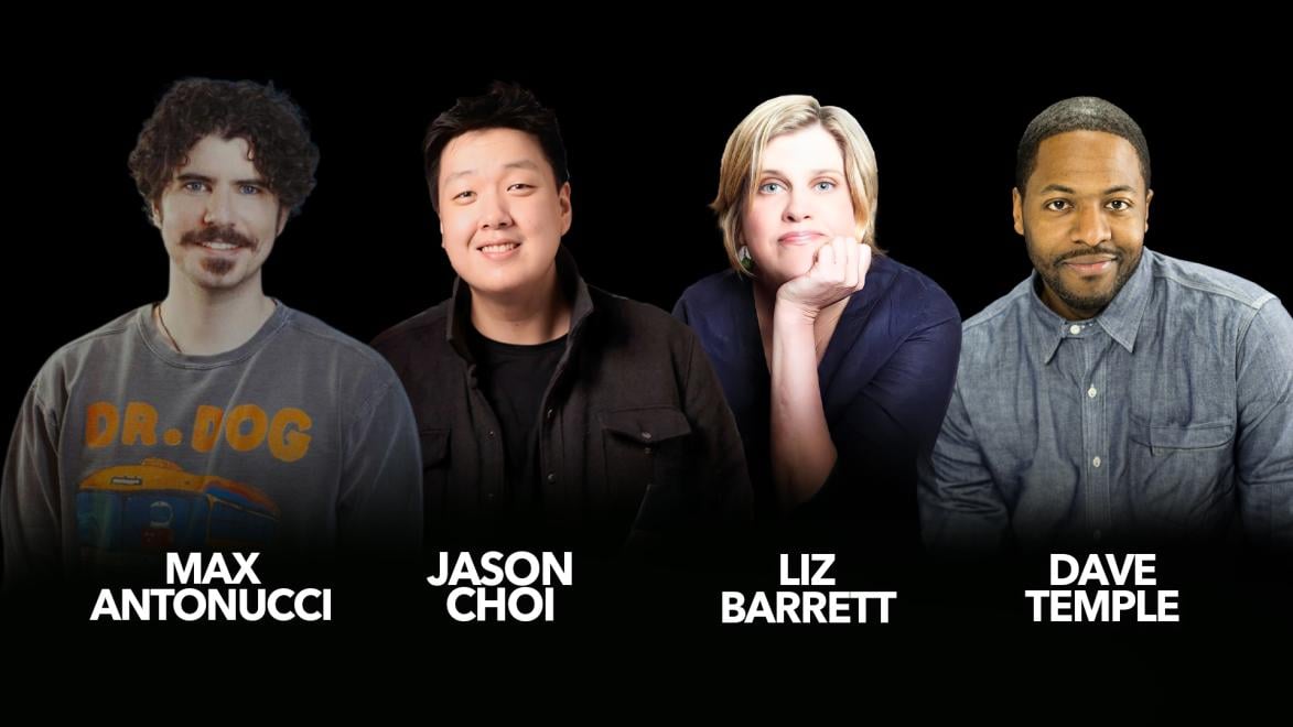 Jason Choi, Max Antonucci, Liz Barrett, Dave Temple