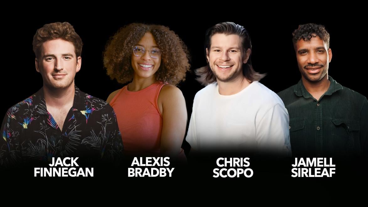 Jack Finnegan, Alexis Bradby, Chris Scopo, Jamell Sirleaf