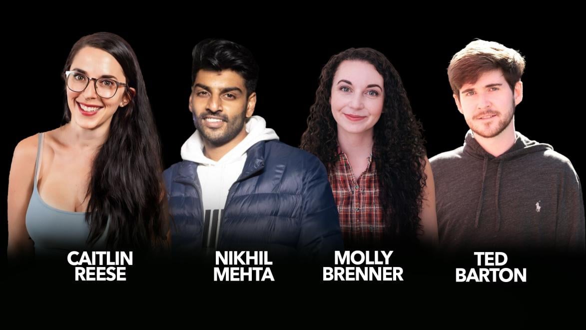 Ted Barton, Nikhil Mehta, Molly Brenner, Caitlin Reese