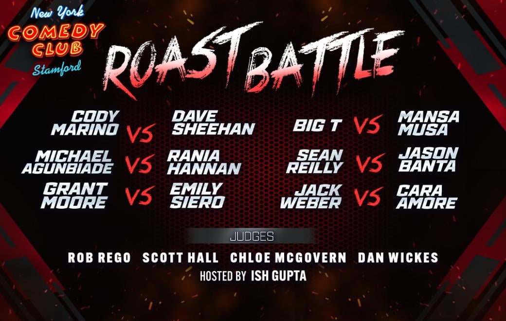 Roast Battle ft: Cody Marino, Dave Sheehan, Michael Agunbiade, Rania Hannan & More!